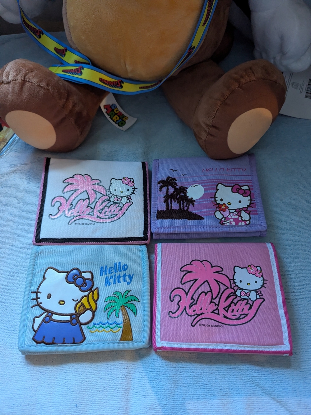 Hello Kitty Wallet Set - Pink, Purple, Blue, White